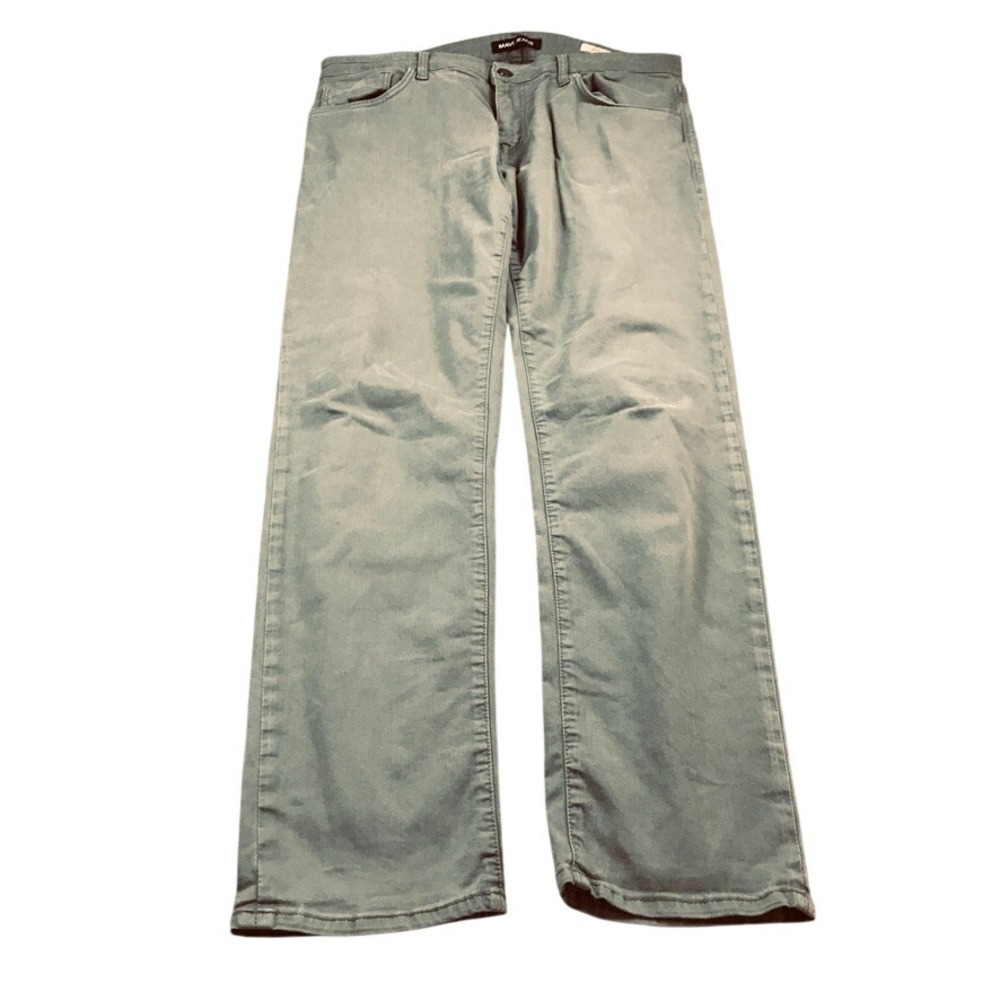 Mavi Jeans Jake Slim Leg Pants Men's 36x34 Sage Gray Stretch Cotton Chino